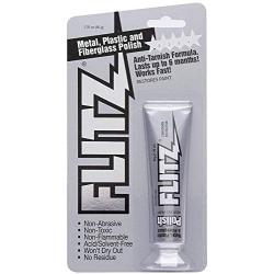 Flitz Multi-Purpose Polish and Cleaner Paste for Metal, Plastic, Fiberglass, Aluminum, Jewelry, Sterling Silver: Great for Headlight Restoration + Rust Remover, Made in the USA