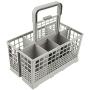 Universal Dishwasher Cutlery Basket (9.5 x 5.4 x 4.8 inches) Compatible with Kenmore, Whirlpool, Bosch, Maytag, KitchenAid, Samsung, GE, and more