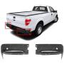 BUMPERS THAT DELIVER - Primered, Steel Pair of Left & Right Rear Bumper End Caps for 2009-2014 Ford F-150 w/Park Assist 09-14, FO1102373