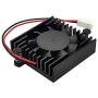Replacement Heatsink Fan for DaHua DVR CPU Fan,Heatsink Fan for DaHua DVR CPU Fan,HDCVI Camera Fan,HD DVR Motherboard BGA Cooler Fan，5V DAHUA Fan with 2 Wire 2 Pin