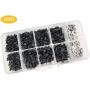 340PCS RC Screws Kit Repair Tool M3 Flat Head/Round Head &M3 M4 Flat Washers for 1:10 HSP Redcat Traxxas Tamiya SCX10 HPI RC Car Parts