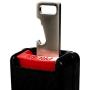 Seat Belt Buckle Alarm Stopper - Metal Seatbelt Silencer Bottle Opener Keychain for All Vehicles - Universal Seat Belt Clip for Cars - Sturdy Metal Car Seat Belt Silencers (Silver)