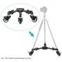 Neewer Photography Tripod Dolly, Heavy Duty with Larger 3-inch Rubber Wheels, Adjustable Leg Mounts and Carry Bag for Tripods, Light Stands for Photo Video Lighting, Load up to 50 pounds Neewer Photography Tripod Dolly, Heavy Duty with Larger 3-inch Rubber Wheels, Adjustable Leg Mounts and Carry Bag for Tripods, Light Stands for Photo Video Lighting, Load up to 50 pounds
