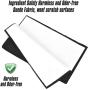 SEVENWELL 2pcs Jewelry Polishing Cleaning Cloth Large 10 x 12 for Sterling Silver Jewelry Gold, Diamond, Platinum, Precious Stones, Coins (Black)
