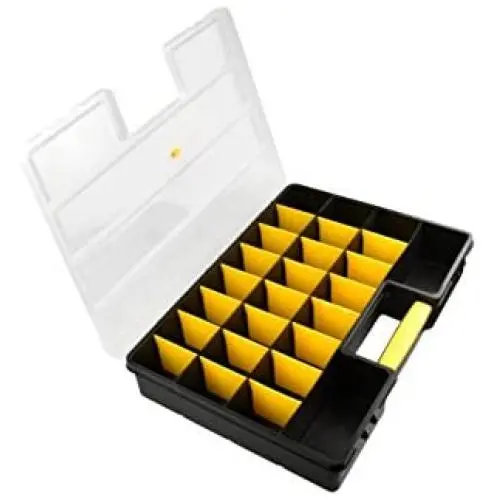 SE 26 Compartment Plastic Storage Box with Adjustable Sections - 87322DB SE 26 Compartment Plastic Storage Box with Adjustable Sections - 87322DB