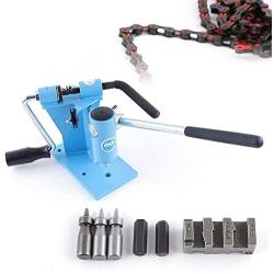 DIFU DENESTUS 2 in 1 Chain Saw Bench Chain Breaker Metal Repair Tool Chain Breaking Repair Combination Adjustable Anvil Tool New USA Stock