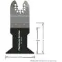 SKEMIX 24-Piece Metal/Wood Oscillating Multitool Quick Release Saw Blades Fits Porter Cable Dewalt Stanley Fein
