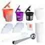 Reusable K Carafe and Cups for Keurig 2.0 Bundle with Water Filters, Disposable Filters and Coffee Accessories (8 items) Reusable K Carafe and Cups for Keurig 2.0 Bundle with Water Filters, Disposable Filters and Coffee Accessories (8 items)