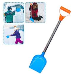 WDNM 18-Inch Kids Snow Shovel, Dune Spoons Beach Diggers, Portable Plastic Snow Shovel for Kids Age 3 to 12, Safer Than Metal Snow Shovels (Blue)