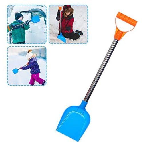 WDNM 18-Inch Kids Snow Shovel, Dune Spoons Beach Diggers, Portable Plastic Snow Shovel for Kids Age 3 to 12, Safer Than Metal Snow Shovels (Blue) WDNM 18-Inch Kids Snow Shovel, Dune Spoons Beach Diggers, Portable Plastic Snow Shovel for Kids Age 3 to 12, Safer Than Metal Snow Shovels (Blue)