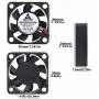 GDSTIME 30mm x 30mm x 7mm PH 2.0 12v Dc Brushless Cooling Fan