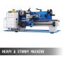 BestEquip Metal Lathe 7'' x 14'',Mini Metal Lathe 0-2250 RPM Variable Speed,Mini Lathe with 4'' 3-jaw Chuck,Bench Top Metal Lathe, Benchtop Lathe, for Various Types of Metal Turning
