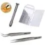 Topwon Pin Vise for Resin Casting Molds Hand Drill Bits Set Resin Drill Pin Vise Drill, 10 Pcs Mini Twist Drill Bits 2Pcs Tweezers for Jewelry Metal Wood Model Making, Micro Drill Bits DIY Drilling Topwon Pin Vise for Resin Casting Molds Hand Drill Bits Set Resin Drill Pin Vise Drill, 10 Pcs Mini Twist Drill Bits 2Pcs Tweezers for Jewelry Metal Wood Model Making, Micro Drill Bits DIY Drilling