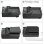 LP-E10 Battery Charger, LP Charger Compatible with Canon EOS Rebel T7, T6, T5, T3, T100, 4000D, 3000D, 2000D, 1500D, 1300D, 1200D, 1100D & More (Not for T3i T5i T6i T6s T7i)