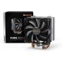 be quiet! Pure Rock 2, BK006, 150W TDP, CPU cooler, brushed aluminum, HDT technology