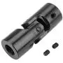Universal Joint, Metal Flexible Universal Joint Cardan Shaft Coupling Motor Connector 16 × 32 × 85mm, Mini Universal cardan Coupling for Model Cars, Model Ships, Robots