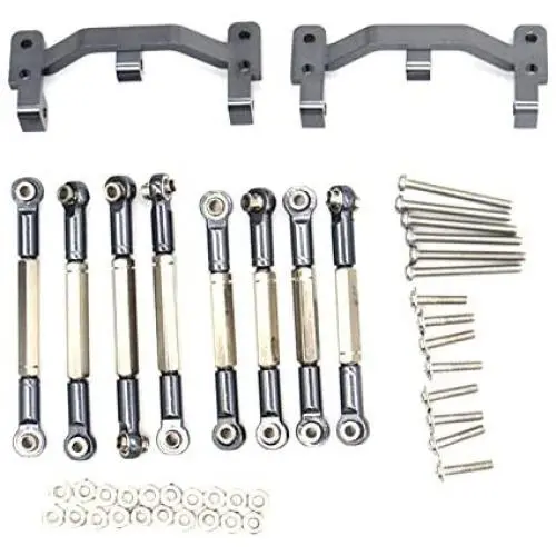 Essenc for WPL B1 B-1 B14 B-14 B24 B-24 C14 1/16 RC Car Spare Parts Upgrade Metal Pull Rod Steering Pull Rod Servo Rod Pull Rod Base,Titanium Essenc for WPL B1 B-1 B14 B-14 B24 B-24 C14 1/16 RC Car Spare Parts Upgrade Metal Pull Rod Steering Pull Rod Servo Rod Pull Rod Base,Titanium