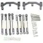 Essenc for WPL B1 B-1 B14 B-14 B24 B-24 C14 1/16 RC Car Spare Parts Upgrade Metal Pull Rod Steering Pull Rod Servo Rod Pull Rod Base,Titanium Essenc for WPL B1 B-1 B14 B-14 B24 B-24 C14 1/16 RC Car Spare Parts Upgrade Metal Pull Rod Steering Pull Rod Servo Rod Pull Rod Base,Titanium