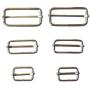 50 Pieces Slide Buckle - 2 inch Metal Triglide Slides Rectangle Adjustable Webbing Slider for Purse Bag Suspenders Making DIY Accessories,Q2015