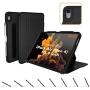 ZUGU CASE (New Model) The Alpha Case for 10.9 Inch iPad Air Gen 4 (2020 ONLY) - Protective, Ultra Thin, Magnetic Stand, Sleep/Wake Cover (Fits Model #s A2072, A2316, A2324, and A2325) - Black