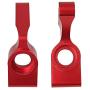 Aluminum Rear Stub Axle Bearing Carriers Upgrade Parts 3752 for Traxxas 1/10 2WD Slash Rustler VXL Stampede Bandit, Red