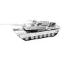 fascinations Metal Earth Tanks 3D Metal Model Kits - M1 Abrams - Tiger 1 - T-34 - Chi-Ha - Sherman - Set of 5