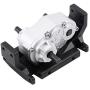 Gearbox Transfer Case with Mount, Metal Transfer Case Upgrade Components Parts with Mount Compatible with SCX10 / D90 1/10 RC Crawler Car