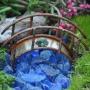 jeremie Miniature Fairy Garden Accessories - Mini Metal Bridge - Rustic Finish
