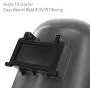 Fibre-Metal by Honeywell Tigerhood Classic Thermoplastic Welding Helmet with Speedy Loop Hard Hat Mount, Gray (5906GY)