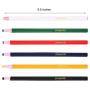 24 Pieces Peel-Off China Markers Grease Pencil Crayons Colorful Drawing Marking Wax Pencils for Wood, Glass, Garments, Metal, Fabrics, Porcelain, Film, Paper