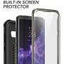 YOUMAKER Kickstand Case for Galaxy S8 Plus, Full Body with Built-in Screen Protector Heavy Duty Protection Shockproof Rugged Cover for Samsung Galaxy S8 Plus 6.2 inch - Gun Metal/Black
