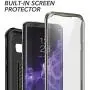 YOUMAKER Kickstand Case for Galaxy S8 Plus, Full Body with Built-in Screen Protector Heavy Duty Protection Shockproof Rugged Cover for Samsung Galaxy S8 Plus 6.2 inch - Gun Metal/Black