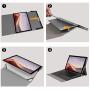 Fintie Case for New Microsoft Surface Pro 7 / Pro 6 / Pro 5 / Pro 4 / Pro 3 12.3 Inch Tablet - Multiple Angle Viewing Portfolio Business Cover, Compatible with Type Cover Keyboard (Marble)