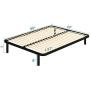 YITAHOME Queen Bed Frame 10 Inch Metal Platform with Wood Slats Support Reinforced Mattress Foundation 1000 Lbs Heavy Duty No Box Spring Needed, Black