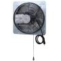 Iliving ILG8SF16V-T Wall-Mount Shutter Exhaust Fan, 16'' - Variable Speed, Silver