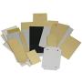 Engraving Plate Assortment - 20 Piece Aluminum and Brass Stamping