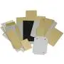 Engraving Plate Assortment - 20 Piece Aluminum and Brass Stamping Engraving Plate Assortment - 20 Piece Aluminum and Brass Stamping