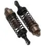 Ky-RC Front and Rear Metal Spring Shock Absorber for Traxxas Slash4x4 Shock Absorber for 1/10 RC Traxxas Slash 4x4 727 RC Model Car Part(4pcs) (Titanium Grey)
