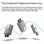 CVJ CSN in Ear Monitor,All Metal Earphone 5BA 1DD 6 Drives HiFi Bass IEM, Professional-Quality in Ear Earphone/Earbuds/Hearphone with Detachable Cable Universal-Fit 0.75mm 2PIN (No Mic, Blue) CVJ CSN in Ear Monitor,All Metal Earphone 5BA 1DD 6 Drives HiFi Bass IEM, Professional-Quality in Ear Earphone/Earbuds/Hearphone with Detachable Cable Universal-Fit 0.75mm 2PIN (No Mic, Blue)