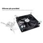 Zalman 80mm Ultra Quite Case Fan Cooling ZM-F1 Plus(SF),Black
