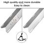 Hisencn Repair kit Replacement for Jenn Air 720-0337, 7200337, 720 0337 Gas Grill Model, 4pack Stainless Steel Burners Pipe Tube, Heat Plates Sheild Tent, Set of 3 Grill Cooking Grid Grates