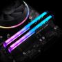 EZDIY-FAB ARGB Memory RAM Cooler DDR Heatsink with Controller for DIY PC Game MOD DDR3 DDR4 (Compatible with ASUS Aura Sync,GIGABYTE RGB Fusion and MSI Mystic Light Sync)-Black-2 Pack