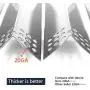 Hongso PPG371 (4-Pack) Porcelain Steel Heat Plate, Heat Shield, Heat Tent, Burner Cover, Vaporizor Bar Replacement for Grill Master 720-0697, 720-0737, Nexgrill 720-0830H, 720-0783E Gas Grill Models Hongso PPG371 (4-Pack) Porcelain Steel Heat Plate, Heat Shield, Heat Tent, Burner Cover, Vaporizor Bar Replacement for Grill Master 720-0697, 720-0737, Nexgrill 720-0830H, 720-0783E Gas Grill Models