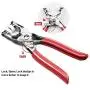 CHEPULA 200 Sets 9.5mm Metal Snaps Buttons with Fastener Pliers Press Tool Kit for for Sewing and Crafting (10 Colors)
