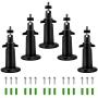 AxPower Security Metal Wall Mount Adjustable Indoor/Outdoor Aluminium Alloy Camera Mount Compatible with Arlo, Arlo Pro 3, Arlo Pro 2, Arlo Ultra, Ring Stick Up Cam (5 Pack, Black)