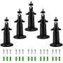 AxPower Security Metal Wall Mount Adjustable Indoor/Outdoor Aluminium Alloy Camera Mount Compatible with Arlo, Arlo Pro 3, Arlo Pro 2, Arlo Ultra, Ring Stick Up Cam (5 Pack, Black)