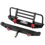 Drfeify RC Metal Front Rear Bumper with LED Lights Spare Parts Fit for Traxxax TRX-4 for SCX10II 90046 1/10 RC Model Cars Drfeify RC Metal Front Rear Bumper with LED Lights Spare Parts Fit for Traxxax TRX-4 for SCX10II 90046 1/10 RC Model Cars