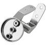 Alotm Stainless Steel Toilet Seat Sturdy Hinge Replacement Parts, 1 Set Mountings with Bolts and Nuts for Replacement DIY Repair
