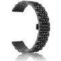 Fintie Bands Compatible with Samsung Gear S3 / Galaxy Watch 46mm, 22mm Solid Stainless Steel Metal Bracelet Strap Replacement Wrist Band Compatible with Samsung Gear S3 Frontier/S3 Classic Smartwatch