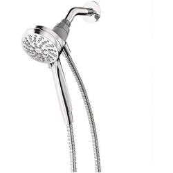 Moen 26100EP Engage Magnetix 3.5-Inch Six-Function Handheld Showerhead with Eco-Performance Magnetic Docking System, 3.5 Inch, Chrome